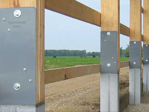 perma-columns-post-frame-construction Perma-columns for building construction