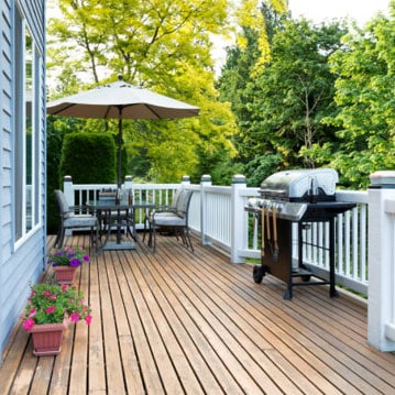 backyard deck projects diy contractor rochester syracuse
