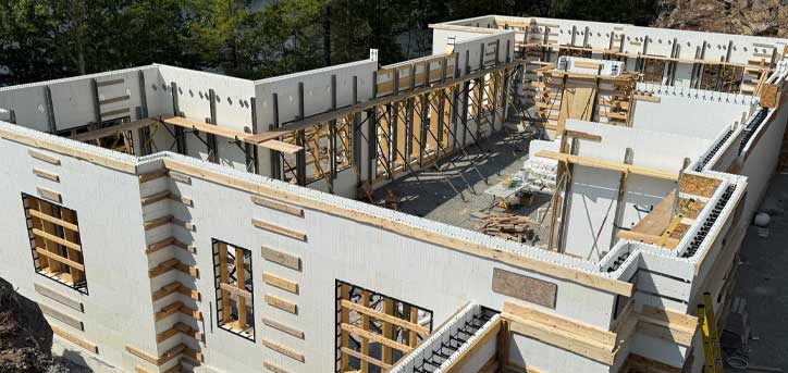 insulated concrete forms foundation building materials supplier wayne county ny