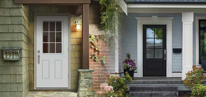 steel-and-fiberglass-entry-doors-Secor-Lumber Secor vinyl new replacement windows