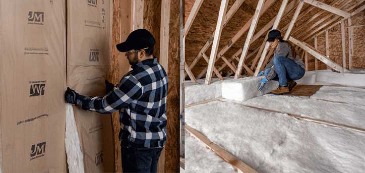 Insulation rools and batts