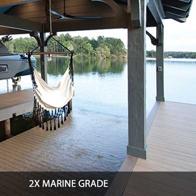 Moisture Shield Vision 2x Marine Grade Composit Decking
