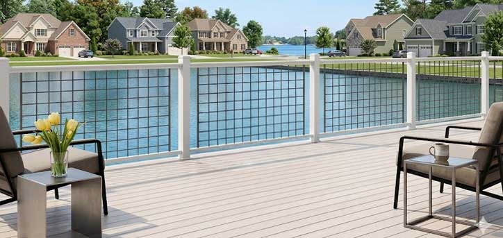 mesh-style-railing Mesh Inline Railing decking planning guide Secor Lumber Savannah NY