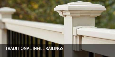 Traditional Infill Deck Railings